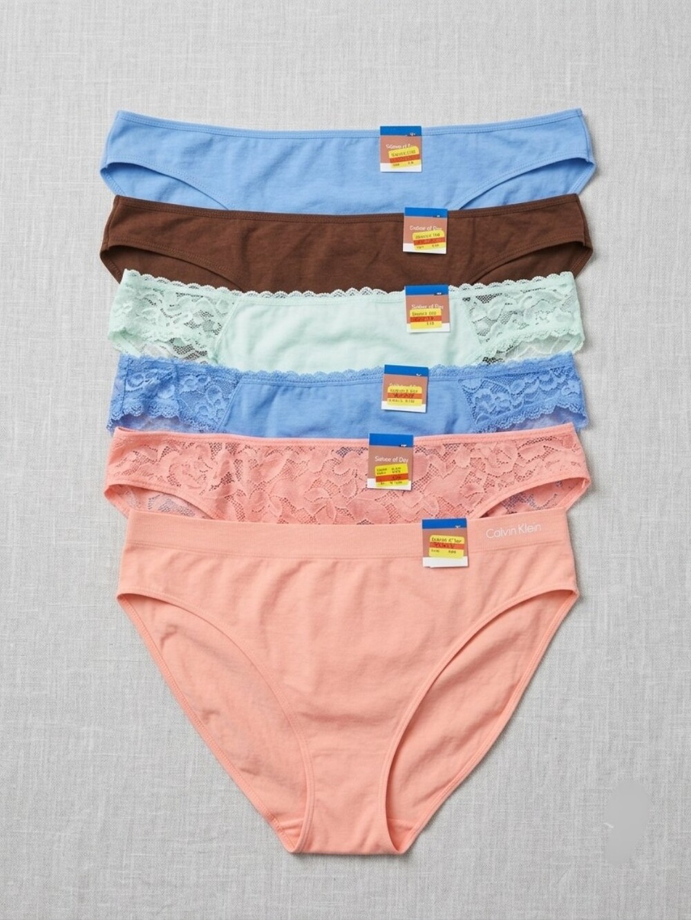 State Of Day Women's 6pack Panties XL